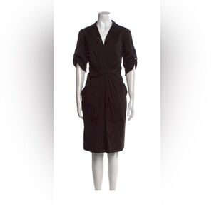 Lafayette 148 New York Black Long Sleeve Dress
